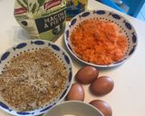 Foto del passaggio 1 della ricetta Muffin con carote 🥕, noci e cacao