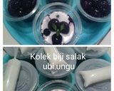 Foto langkah ke 5 dari resep Kolak biji salak ubi ungu.