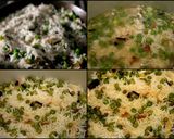 A picture of step 2 of Mutter Pulao or Green Peas rice.