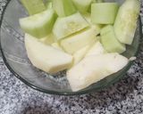 Foto del paso 1 de la receta: Licuado detox de pepino