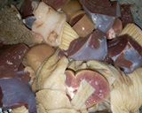 A picture of step 1 of Organ pepper soup.