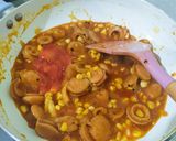 Foto langkah ke 3 dari resep Sosis Saus Pedas Manis.