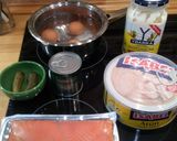 Foto del paso 1 de la receta Canutillos de hojaldre con ensalada de salmón, Elena