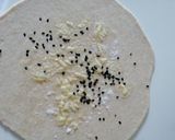A picture of step 4 of Garlic tandoori roti on tava.