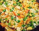 A picture of step 3 of Shahi Gobi mater keema.