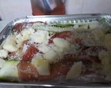 Foto del passaggio 5 della ricetta Sformatino zucchine speck e scamorza