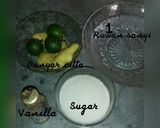 A picture of step 1 of Ginger and lemon moktails.