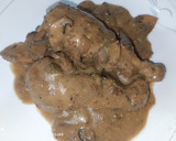 Foto del paso 9 de la receta: Jamoncito de pollo en salsa stroganov