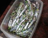 Foto del paso 5 de la receta: Boquerones fritos con papas aliñás