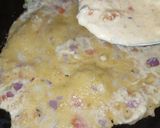 A picture of step 2 of Veg Semolina roll.