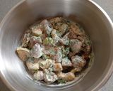 Фото кроку 8 до Салат с кабачками и шампиньонами запеченными в духовке.