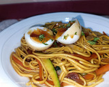Foto del paso 5 de la receta: Noodles japoneses con verduras y huevo
