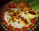 عکس مرحله 4 از دستور مرغ شکم پر