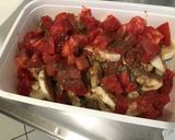 Une image de l'étape 10 de Duo d'aubergines, tomate et gingembre.