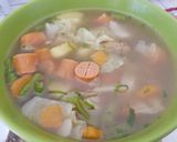 Foto langkah ke 8 dari resep Sayur Sop Sosis Bening.