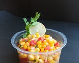 A picture of step 14 of Corn chaat cups (street style).
