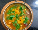 A picture of step 3 of Daal Dhokli.
