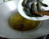 Gambar langkah 11 resipi Butter Prawn Bersarang.