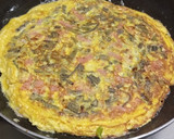 Foto del paso 4 de la receta: Tortilla de cardillos o tagarninas con jamón York