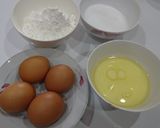 Hình bước làm 1 của món Bánh gato Hồng Kông