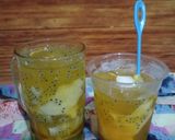 Foto langkah ke 3 dari resep Es Kelapa Rasa Jeruk Manis.