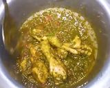 A picture of step 3 of Eid Special Green Chicken Karahi.