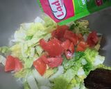 Foto langkah ke 3 dari resep Tumis Sawi Putih Tomat satset.