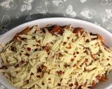 A picture of step 5 of Pasta bake with kebab and egg.