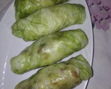 A picture of step 5 of Fried/steam dolman (cabbage roll)🥰.