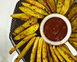 صورة لخطوة 6 من وصفة بطاطس بالقلايه الهوائية 🍟