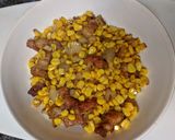A picture of step 12 of Country Style Corn and Pork Belly/Bacon.