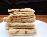 A picture of step 12 of Garlic Soft Layered Chapati.