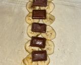 Foto langkah ke 3 dari resep Coklat Pisang Puff Pastry.