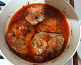 Sült tarja krumpligaluskával recept fázis 1 fotója