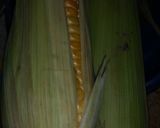 A picture of step 1 of Roasted corn #nigeriastreetfood.