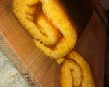 Piskótatekercs 🤫🍑🍓 recept fázis 5 fotója