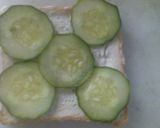 A picture of step 2 of Vegetables sandwich.