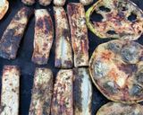 Une image de l'étape 9 de Aubergines chinoises avec courgette ronde et pommes de terre grillées herbes et épices.