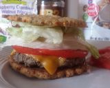 A picture of step 3 of Low carb hamburger buns.