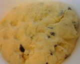 A picture of step 7 of Irmgards Raisin Vanilla Scones ☺.