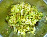 A picture of step 7 of Easy Mentsuyu Sesame Salad with Napa Cabbage and Tuna.