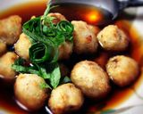 A picture of step 6 of Simple is Best! Soft and Creamy Deep-Fried Taro Roots in Sauce (Agedashi).