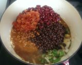 A picture of step 3 of Chastain's 3 Bean Chili.