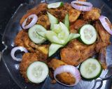 A picture of step 4 of Chicken Tikka.