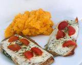 Foto del paso 9 de la receta: Milanesas de berenjena con puré de calabacín al horno y papas 🥔 🍆