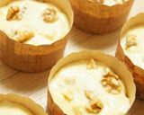 A picture of step 5 of Easy Pancake Mix Camembert and Banana Muffins.