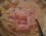 A picture of step 5 of Chicken chowder.