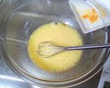 A picture of step 2 of Orange Custard Pudding.