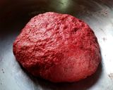 A picture of step 3 of Red Velvet Donuts#valentinedishcontest.