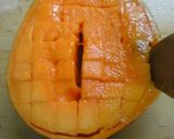 A picture of step 8 of How To Cut a Mango Restaurant Style.